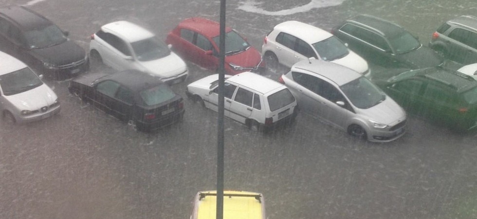 Violento temporale in Vallagarina, Rovereto 'sott'acqua'